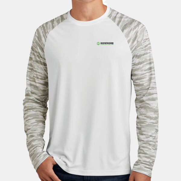 Mowmore - Drift Camo Colorblock Long Sleeve Tee Thumbnail